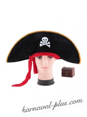 Шляпа пирата  Пиратик, детская